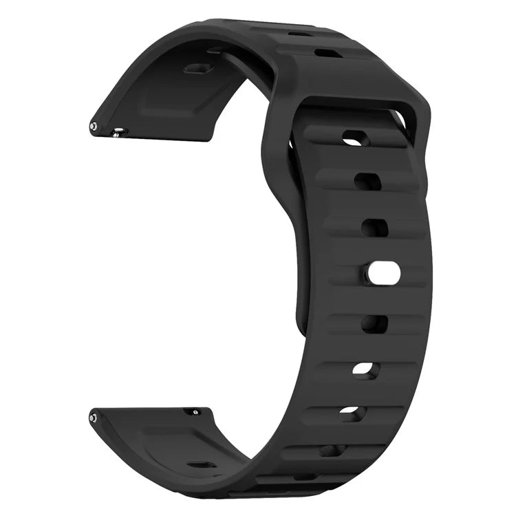 KALEBOL 22mm Silicone Strap for Huawei Watch 4 / 4 Pro / GT 4 46mm Wave Design Watch Band