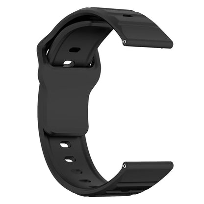 KALEBOL 22mm Silicone Strap for Huawei Watch 4 / 4 Pro / GT 4 46mm Wave Design Watch Band
