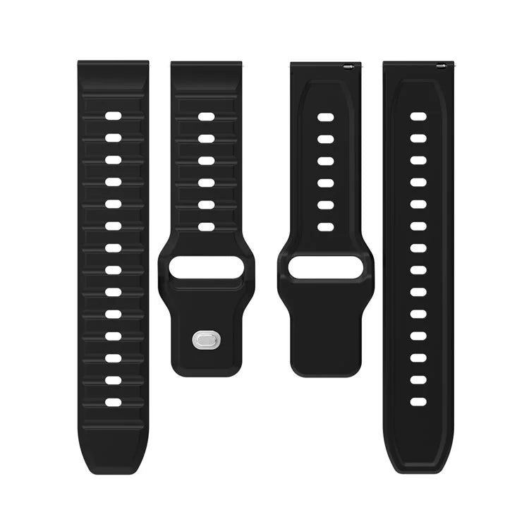 KALEBOL 22mm Silicone Strap for Huawei Watch 4 / 4 Pro / GT 4 46mm Wave Design Watch Band