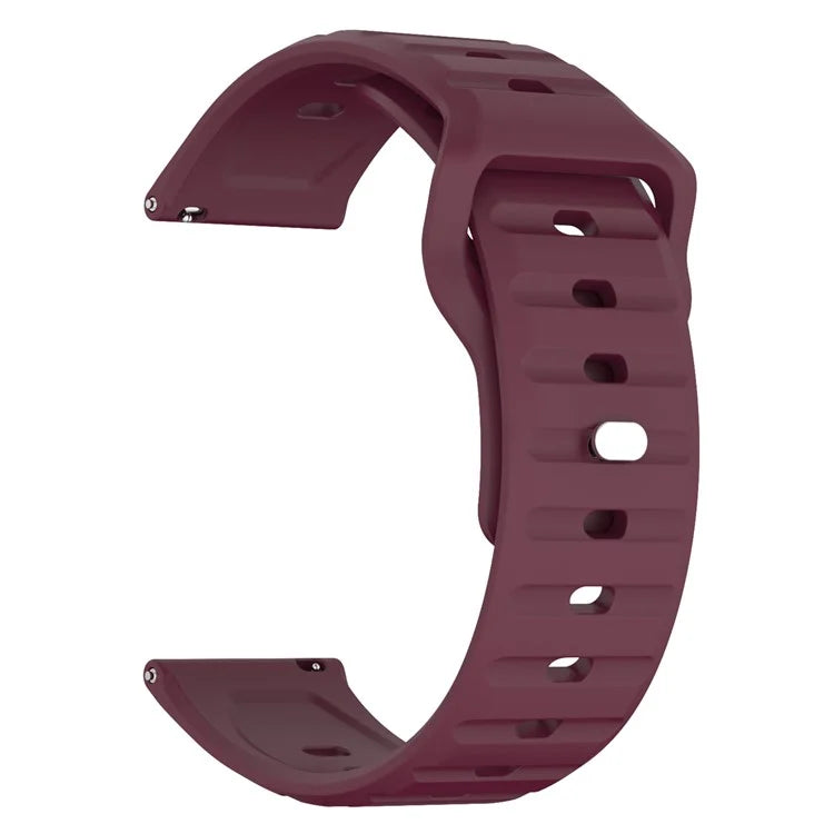 KALEBOL 22mm Silicone Strap for Huawei Watch 4 / 4 Pro / GT 4 46mm Wave Design Watch Band