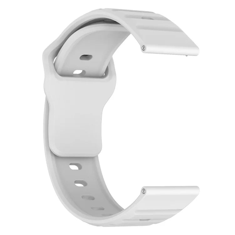 KALEBOL 20mm Silicone Strap for Huawei Watch GT 3 42mm / GT 3 Pro 43mm Wave Design Watch Band