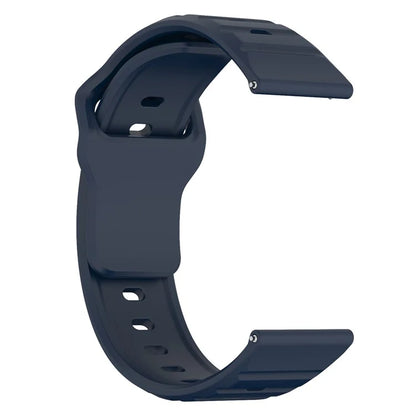 KALEBOL 20mm Silicone Strap for Huawei Watch GT 3 42mm / GT 3 Pro 43mm Wave Design Watch Band