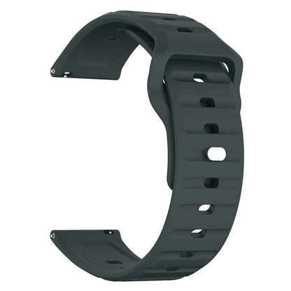 KALEBOL 20mm Silicone Strap for Huawei Watch GT 3 42mm / GT 3 Pro 43mm Wave Design Watch Band