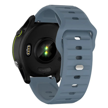 KALEBOL 20mm Silicone Strap for Huawei Watch GT 3 42mm / GT 3 Pro 43mm Wave Design Watch Band