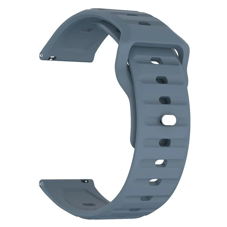 KALEBOL 20mm Silicone Strap for Huawei Watch GT 3 42mm / GT 3 Pro 43mm Wave Design Watch Band