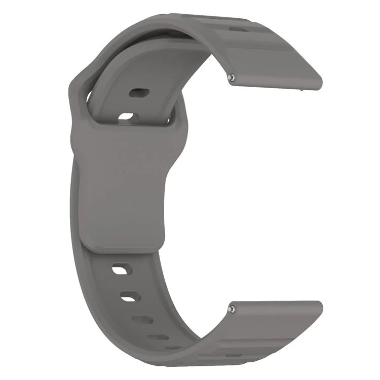 KALEBOL 20mm Silicone Strap for Huawei Watch GT 3 42mm / GT 3 Pro 43mm Wave Design Watch Band