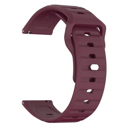 KALEBOL 20mm Silicone Strap for Huawei Watch GT 3 42mm / GT 3 Pro 43mm Wave Design Watch Band