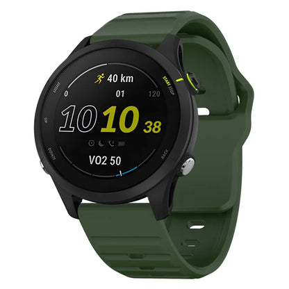 KALEBOL 20mm Silicone Strap for Huawei Watch GT 3 42mm / GT 3 Pro 43mm Wave Design Watch Band