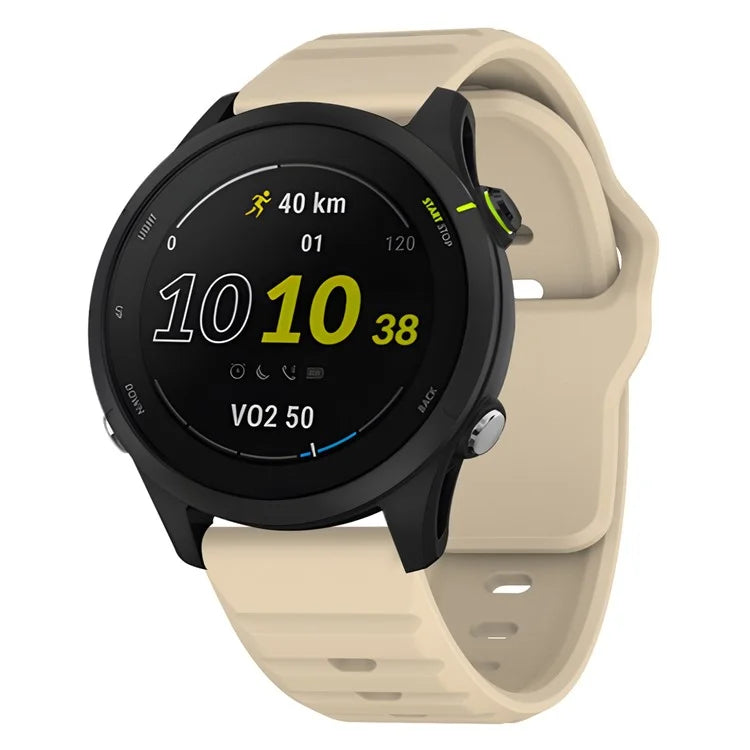 KALEBOL 20mm Silicone Strap for Huawei Watch GT 3 42mm / GT 3 Pro 43mm Wave Design Watch Band