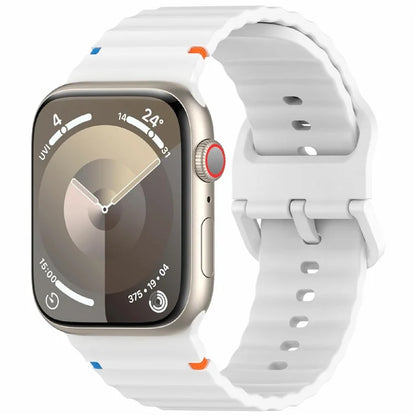 For Apple Watch Series 10 42mm / 9 8 7 41mm / SE (2023) SE (2022) SE 6 5 4 40mm / 3 2 1 38mm Silicone Watch Band