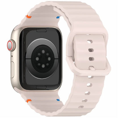 For Apple Watch Series 10 42mm / 9 8 7 41mm / SE (2023) SE (2022) SE 6 5 4 40mm / 3 2 1 38mm Silicone Watch Band