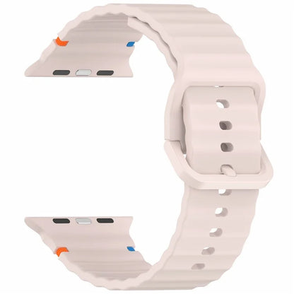 For Apple Watch Series 10 42mm / 9 8 7 41mm / SE (2023) SE (2022) SE 6 5 4 40mm / 3 2 1 38mm Silicone Watch Band