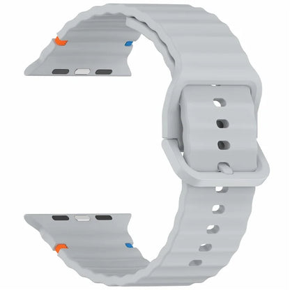 For Apple Watch Series 10 42mm / 9 8 7 41mm / SE (2023) SE (2022) SE 6 5 4 40mm / 3 2 1 38mm Silicone Watch Band
