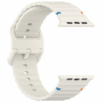 For Apple Watch Series 10 42mm / 9 8 7 41mm / SE (2023) SE (2022) SE 6 5 4 40mm / 3 2 1 38mm Silicone Watch Band