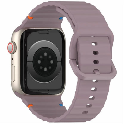 For Apple Watch Series 10 42mm / 9 8 7 41mm / SE (2023) SE (2022) SE 6 5 4 40mm / 3 2 1 38mm Silicone Watch Band