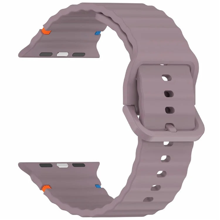 For Apple Watch Series 10 42mm / 9 8 7 41mm / SE (2023) SE (2022) SE 6 5 4 40mm / 3 2 1 38mm Silicone Watch Band