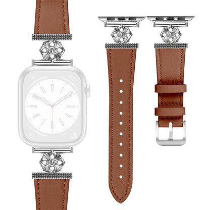Watch Band for Apple Watch Series 10 42mm / 9 8 7 41mm / SE (2023) SE (2022) SE 6 5 4 40mm / 3 2 1 38mm Genuine Cow Leather Strap