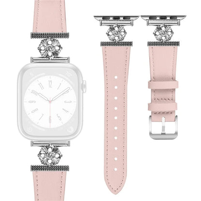 Watch Band for Apple Watch Series 10 42mm / 9 8 7 41mm / SE (2023) SE (2022) SE 6 5 4 40mm / 3 2 1 38mm Genuine Cow Leather Strap