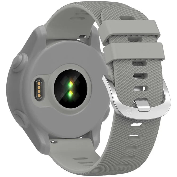 For Garmin Forerunner 255 / Forerunner 265 Cross-Texture Silicone Band with Watch Case