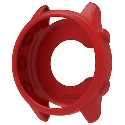 For Garmin Forerunner 255 / Forerunner 265 Cross-Texture Silicone Band with Watch Case