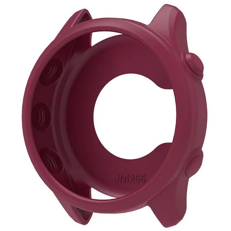 For Garmin Forerunner 255 / Forerunner 265 Cross-Texture Silicone Band with Watch Case