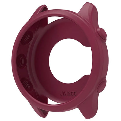For Garmin Forerunner 255 / Forerunner 265 Cross-Texture Silicone Band with Watch Case
