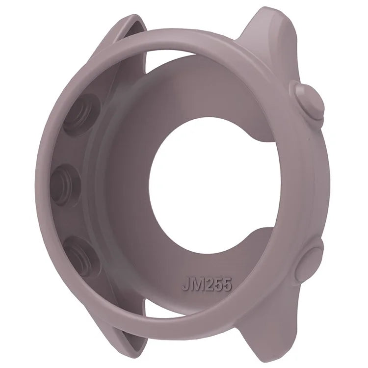 For Garmin Forerunner 255 / Forerunner 265 Cross-Texture Silicone Band with Watch Case
