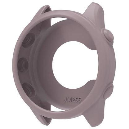 For Garmin Forerunner 255 / Forerunner 265 Cross-Texture Silicone Band with Watch Case