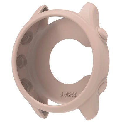 For Garmin Forerunner 255 / Forerunner 265 Cross-Texture Silicone Band with Watch Case