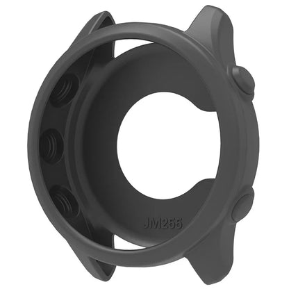 For Garmin Forerunner 255 / Forerunner 265 Cross-Texture Silicone Band with Watch Case