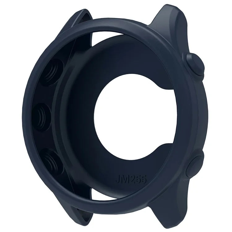 For Garmin Forerunner 255 / Forerunner 265 Cross-Texture Silicone Band with Watch Case