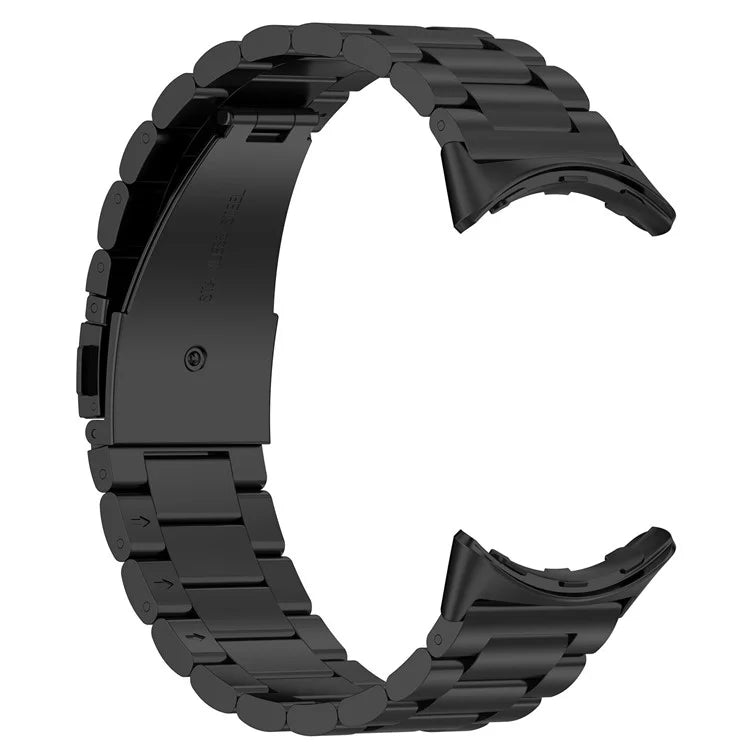 For Google Pixel Watch 3 41mm / Watch 2 / Pixel Watch Strap Replacement Stainless Steel Watch Band - Black