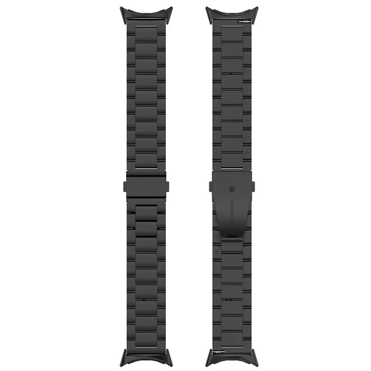 For Google Pixel Watch 3 41mm / Watch 2 / Pixel Watch Strap Replacement Stainless Steel Watch Band - Black