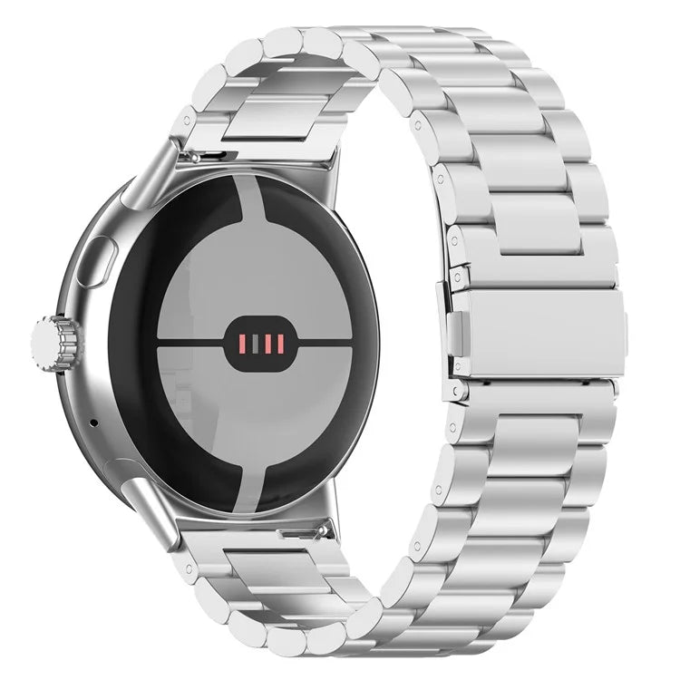 For Google Pixel Watch 3 41mm / Watch 2 / Pixel Watch Strap Replacement Stainless Steel Watch Band - Silver