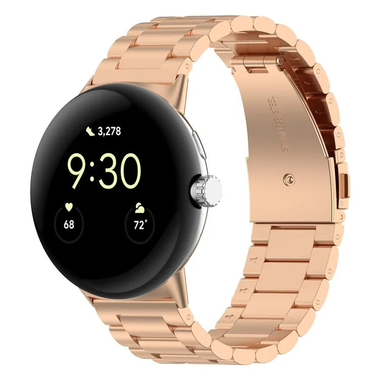 For Google Pixel Watch 3 41mm / Watch 2 / Pixel Watch Strap Replacement Stainless Steel Watch Band