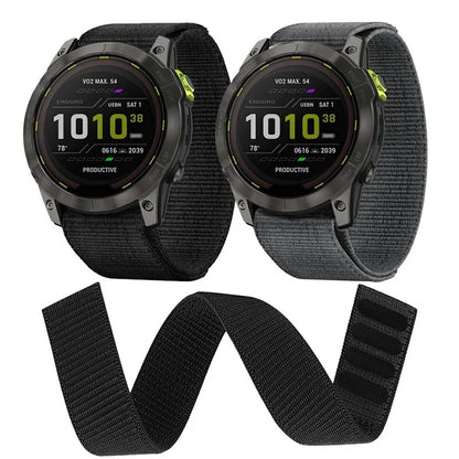 20mm Nylon Watch Band for Garmin Fenix 8S / Fenix 7S / Descent MK3 43mm Magic Tape Wrist Band
