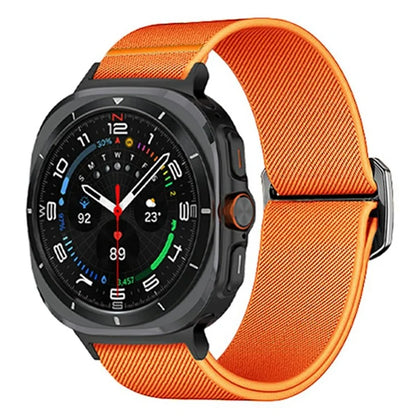 For Samsung Galaxy Watch Ultra 47mm Nylon Strap Elastic Replacement Watch Band
