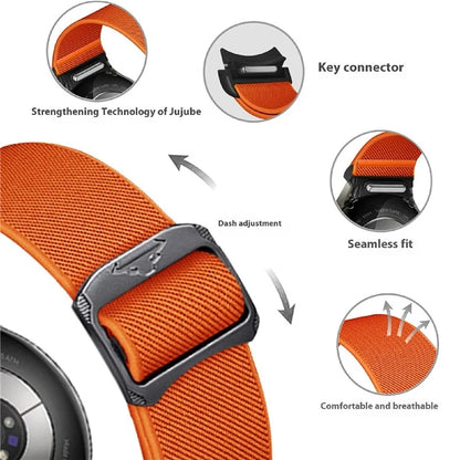Nylon Strap for Samsung Galaxy Watch FE 40mm / Watch7 / Watch6 / Watch 5 / Watch4 Elastic Band