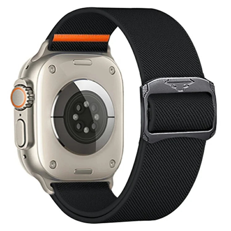 Nylon Strap for Apple Watch Series 10 42mm /  9 8 7 41mm / SE (2023) SE (2022) SE 6 5 4 40mm / 3 2 1 38mm Elastic Band