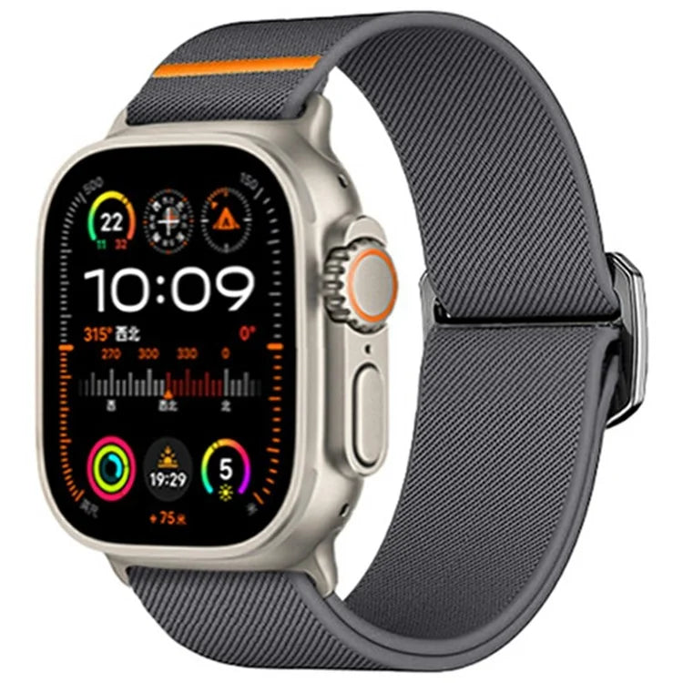 Nylon Strap for Apple Watch Series 10 42mm /  9 8 7 41mm / SE (2023) SE (2022) SE 6 5 4 40mm / 3 2 1 38mm Elastic Band