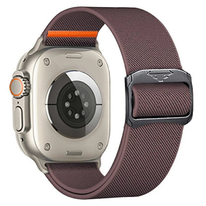 Nylon Strap for Apple Watch Series 10 42mm /  9 8 7 41mm / SE (2023) SE (2022) SE 6 5 4 40mm / 3 2 1 38mm Elastic Band