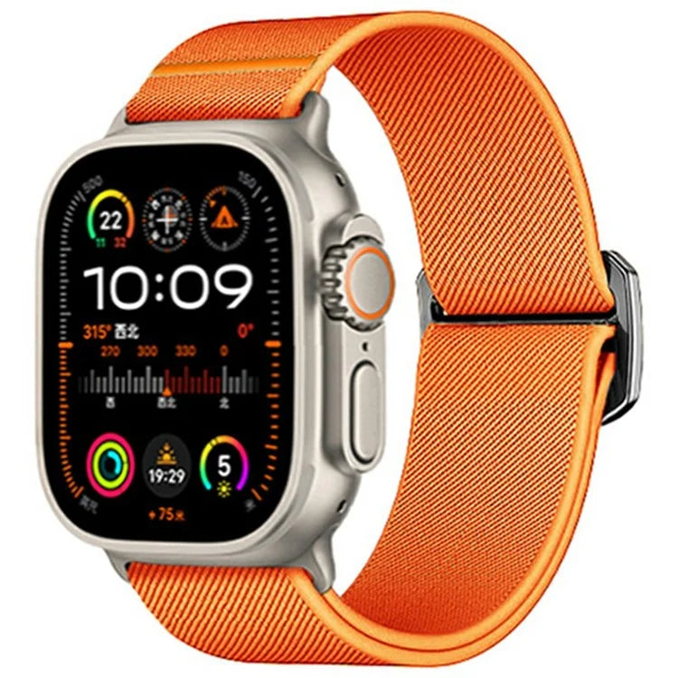Nylon Strap for Apple Watch Series 10 46mm / Ultra 2 / Ultra 49mm / Series 9 8 7 45mm / SE (2023) SE (2022) SE 6 5 4 44mm / 3 2 1 42mm Band