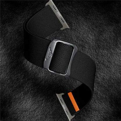 Nylon Strap for Apple Watch Series 10 46mm / Ultra 2 / Ultra 49mm / Series 9 8 7 45mm / SE (2023) SE (2022) SE 6 5 4 44mm / 3 2 1 42mm Band