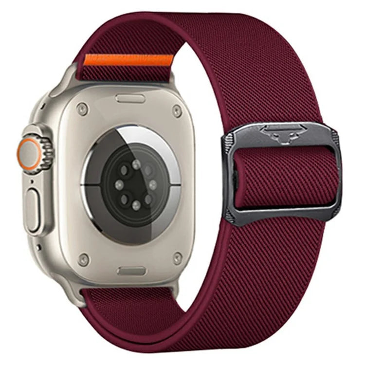 Nylon Strap for Apple Watch Series 10 46mm / Ultra 2 / Ultra 49mm / Series 9 8 7 45mm / SE (2023) SE (2022) SE 6 5 4 44mm / 3 2 1 42mm Band