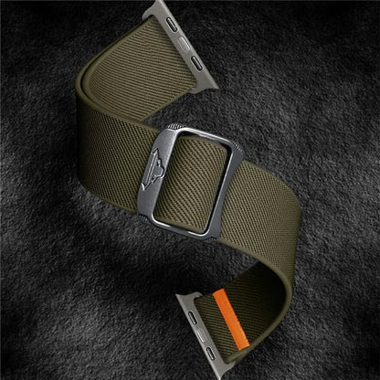 Nylon Strap for Apple Watch Series 10 46mm / Ultra 2 / Ultra 49mm / Series 9 8 7 45mm / SE (2023) SE (2022) SE 6 5 4 44mm / 3 2 1 42mm Band