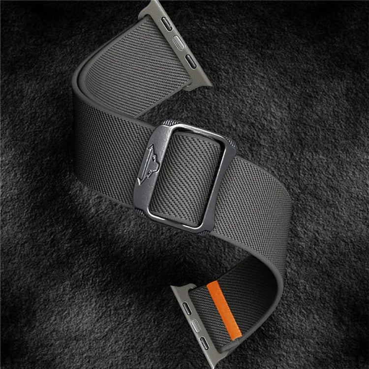 Nylon Strap for Apple Watch Series 10 46mm / Ultra 2 / Ultra 49mm / Series 9 8 7 45mm / SE (2023) SE (2022) SE 6 5 4 44mm / 3 2 1 42mm Band