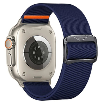 Nylon Strap for Apple Watch Series 10 46mm / Ultra 2 / Ultra 49mm / Series 9 8 7 45mm / SE (2023) SE (2022) SE 6 5 4 44mm / 3 2 1 42mm Band