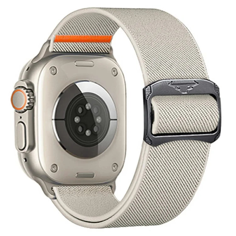Nylon Strap for Apple Watch Series 10 46mm / Ultra 2 / Ultra 49mm / Series 9 8 7 45mm / SE (2023) SE (2022) SE 6 5 4 44mm / 3 2 1 42mm Band