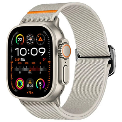 Nylon Strap for Apple Watch Series 10 46mm / Ultra 2 / Ultra 49mm / Series 9 8 7 45mm / SE (2023) SE (2022) SE 6 5 4 44mm / 3 2 1 42mm Band
