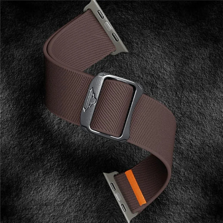 Nylon Strap for Apple Watch Series 10 46mm / Ultra 2 / Ultra 49mm / Series 9 8 7 45mm / SE (2023) SE (2022) SE 6 5 4 44mm / 3 2 1 42mm Band